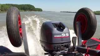 preview picture of video '2005 Quicksilver 380 HD - 2002 Yamaha 9.9HP 2 stroke part 1'