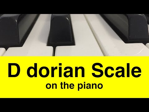 D Dorian Scale Piano Tutorial✨