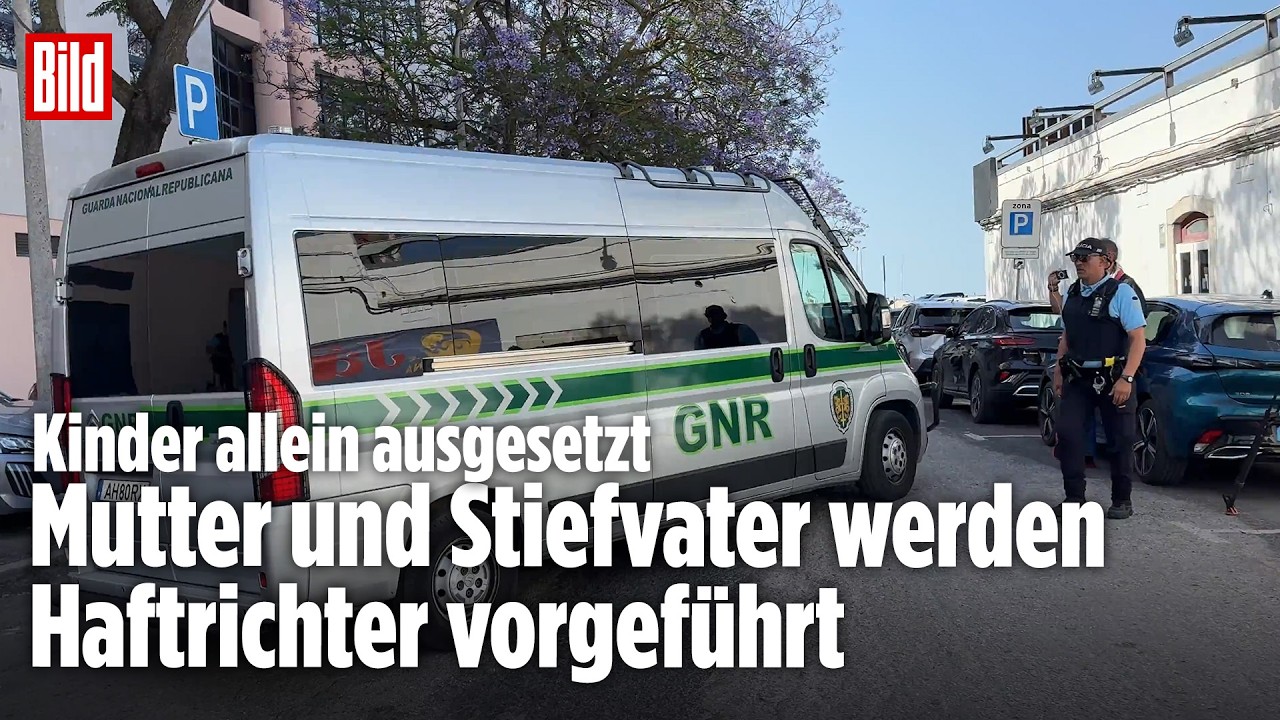 Kinder in allein Portugal ausgesetzt: Hier werden Mutter und Partner zum Gericht gefahren