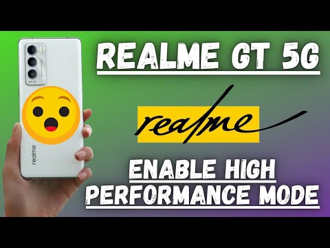 Enable High Performance in Any Realme GT 5G  | GT Master / Explorer Edition high-performance mode