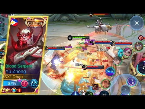 DONT UNDERESTIMATE YU ZHONG IN LATE GAME! | YU ZHONG MOBILE LEGENDS