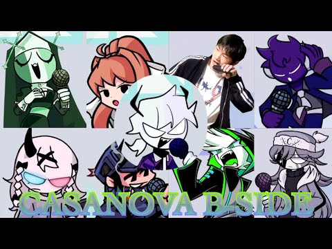 Friday Night Funkin' Casanova B-side but everyone sings it