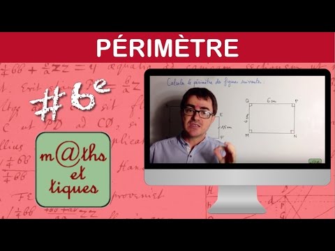Calculer le périmètre d'une figure - Sixième