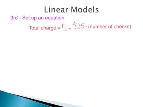 Section 1.3 - Linear Models