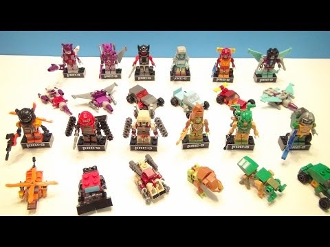 KRE-O TRANSFORMERS MICROCHANGERS WAVE 4 FULL COLLECTION BUILD TOY REVIEW VIDEO