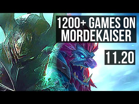 MORDEKAISER vs TRUNDLE (JUNGLE) (DEFEAT) | 1200+ games, 6 solo kills | EUW Master | v11.20