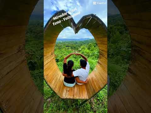 Visita el Mirador Illari en la ciudad del Tena, parroquia Puerto Napo,  Yutzupino #miradores #napo