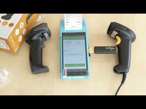 CONNECTING BARCODE SCANNER WITH MOBILE TOUCH POS BILLING MACHINE