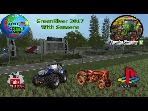 Farming Simulator 17 On PS4 | GreenRiver Map Logging| Day #1