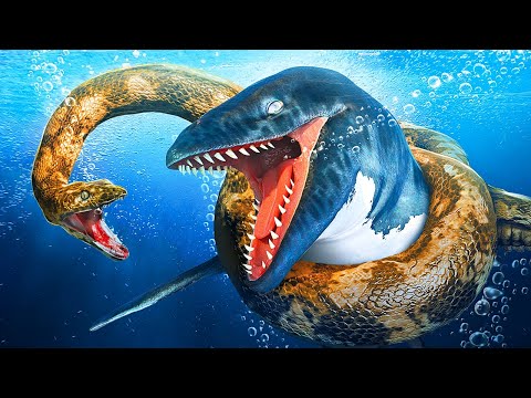 Titanoboa VS Mosasauro || Un Duello Epico Tra I Due Rettili Più Grandi Di Sempre