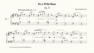 Edward MacDowell, To a Wild Rose, Op. 51, No. 1