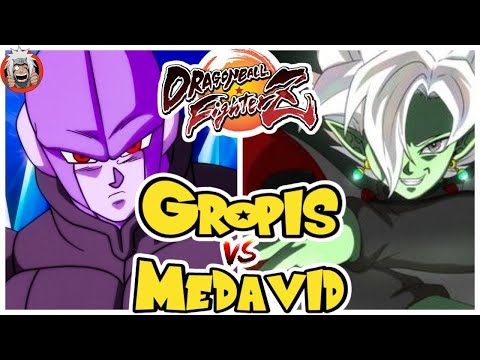 DBFZ Gropis vs  MeDavid (Cell, Hit, A21) vs (Zamasu, KBuu, Black) 1.40