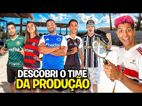 DESCOBRI O TIME DE FUTEBOL DA PRODUÇÃO DOS ROSA *Revistei a mala de férias ! 