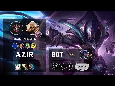 Azir Bot vs Kai'Sa - EUNE Grandmaster Patch 10.7