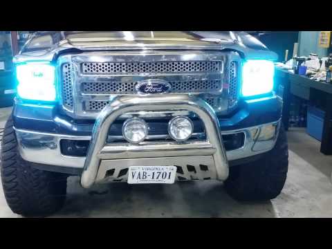 "2005 Ford F250 Led Headlights Rings # Multicolor"