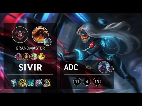 Sivir ADC vs Aphelios - NA Grandmaster Patch 11.19