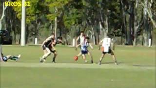 preview picture of video 'AFL CAPRICORNIA: BITS vs BROTHERS R14 2011 Q3 PT1'