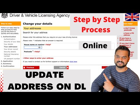 How to UPDATE your address with DVLA for your driving license | CHANGE Address On UK Driving Licence