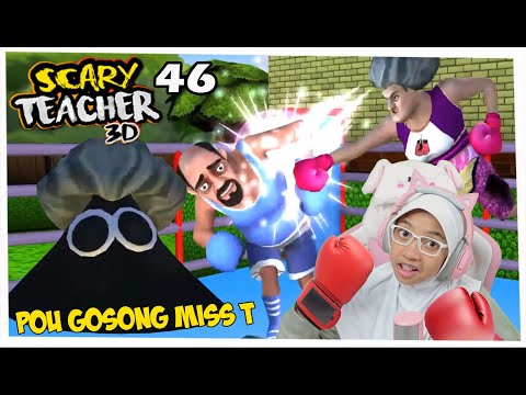 Bikin Miss T Jadi POU GOSONG Scary teacher 3D Part 46