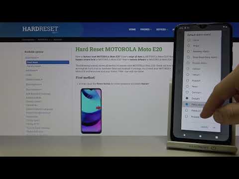 All Alarm tones on Motorola Moto E20 / default alarm Ringtones on Motorola Moto E20