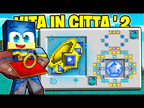 CREO IL NUOVO ANELLO DA MINATORE NELLA VITA IN CITTÀ 2! - MINECRAFT S2 Ep.28