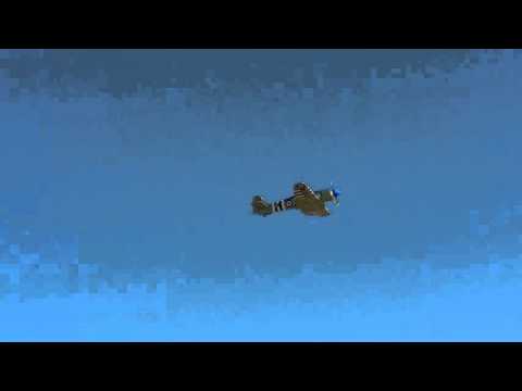 Hobby King Avios Sea Fury Flight and Rough Landing - Spinner and Prop Damage