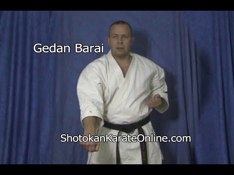 Gedan Barai downward Block