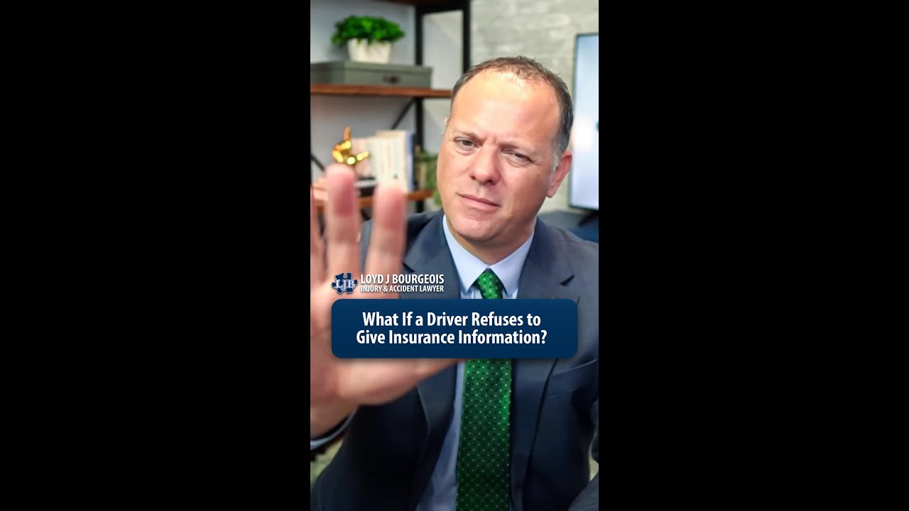 Can the At‑Fault Driver Refuse to Share Their Insurance Information in Louisiana?