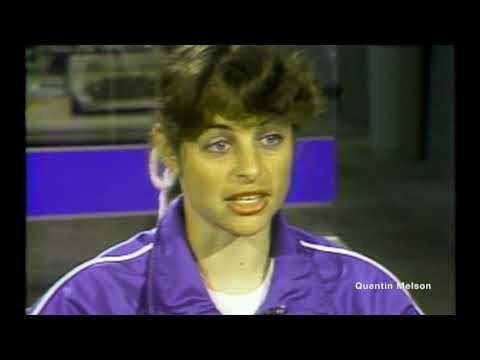 Rhythmic Gymnast Michelle Berube Interview (May 10, 1986)