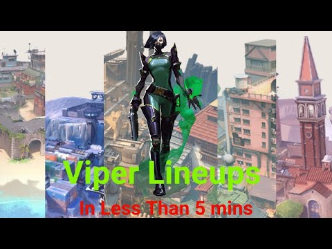 All Maps Viper Lineups in Less Than 5 Minutes
