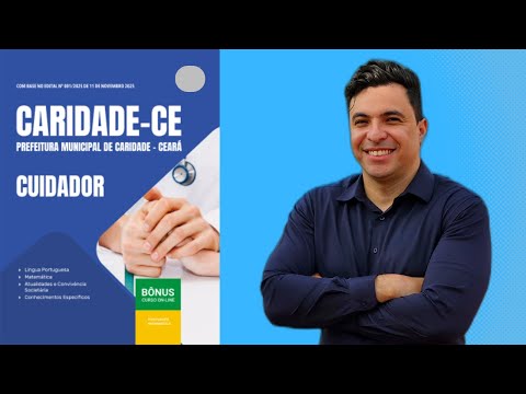 Apostila Concurso Prefeitura de Caridade-CE 2025 - Cuidador