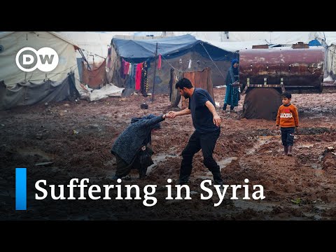 敘利亞的危機伊德利卜難民營的難民面臨著戰爭、天氣和科維德｜DW新聞網 (Crisis in Syria: Refugees in Idlib camps face war, weather and Covid | DW News)