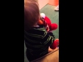Hayes Loves His Tickle Me Elmo