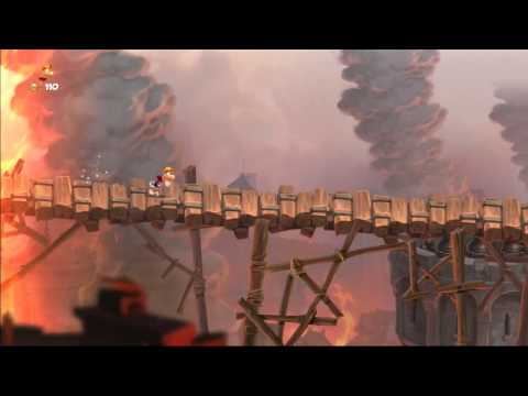 Rayman Legends Castle Rock Perfect Run (All Lums, No Deaths)