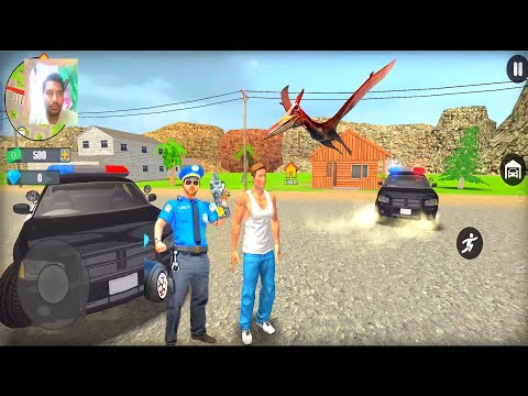 US Police Helicopter And Bike Driving in Open World Android Mobile Game