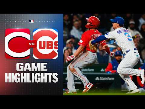 시카고컵스 VS 신시내티 7:6 MLB 스포츠하이라이트