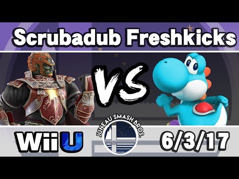 JSB Smash 4 Summer Ranbats #2 - Scrubadub (Ganondorf/Cloud) vs. Freshkicks (Yoshi/Mario)