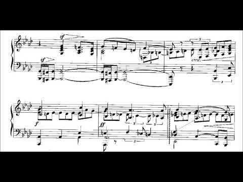Ottorino Respighi  - Piano sonata in F minor (1897) [Score]