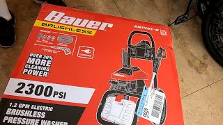 Harbor Freight Bauer Power Washer 2300 PSI First Use