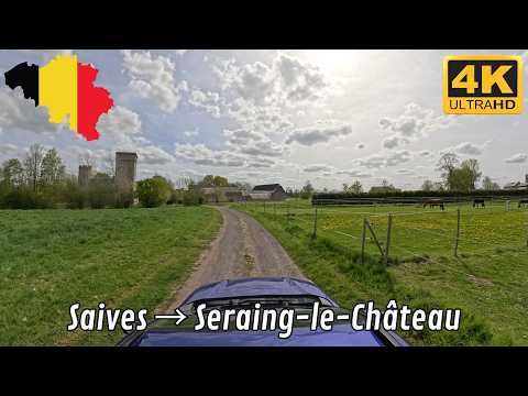 🇧🇪 BELGIUM 🇧🇪 | Saives → Seraing-le-Château | Full road - No talking
