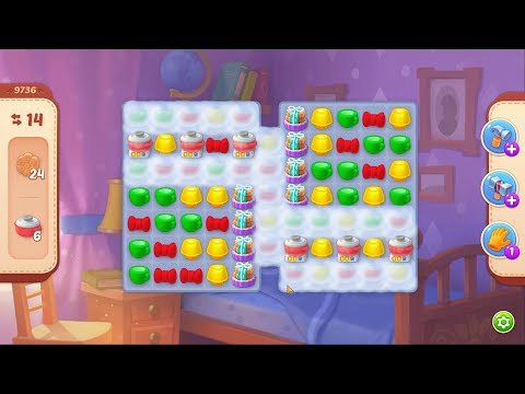 Homescapes Level 9736 No Boosters Gameplay