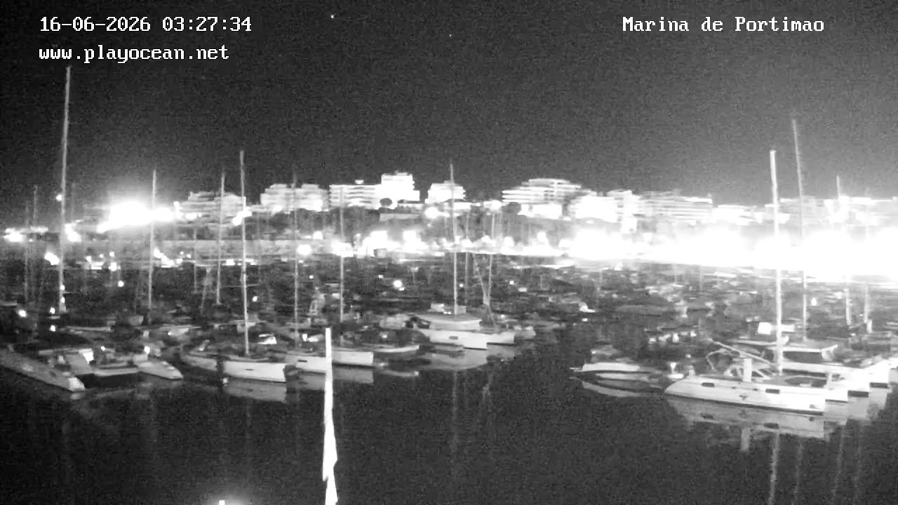 Live webcam view of Portimão Marina & Algarve Skyline