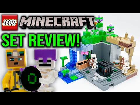 Bricks By Mind - An Incredible Price for 2022 | The Skeleton Dungeon Review! LEGO Minecraft Set 21189