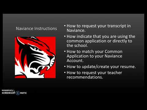 Seniors Naviance Video Requesting Transcripts