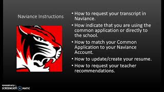 Seniors Naviance video: requesting transcripts