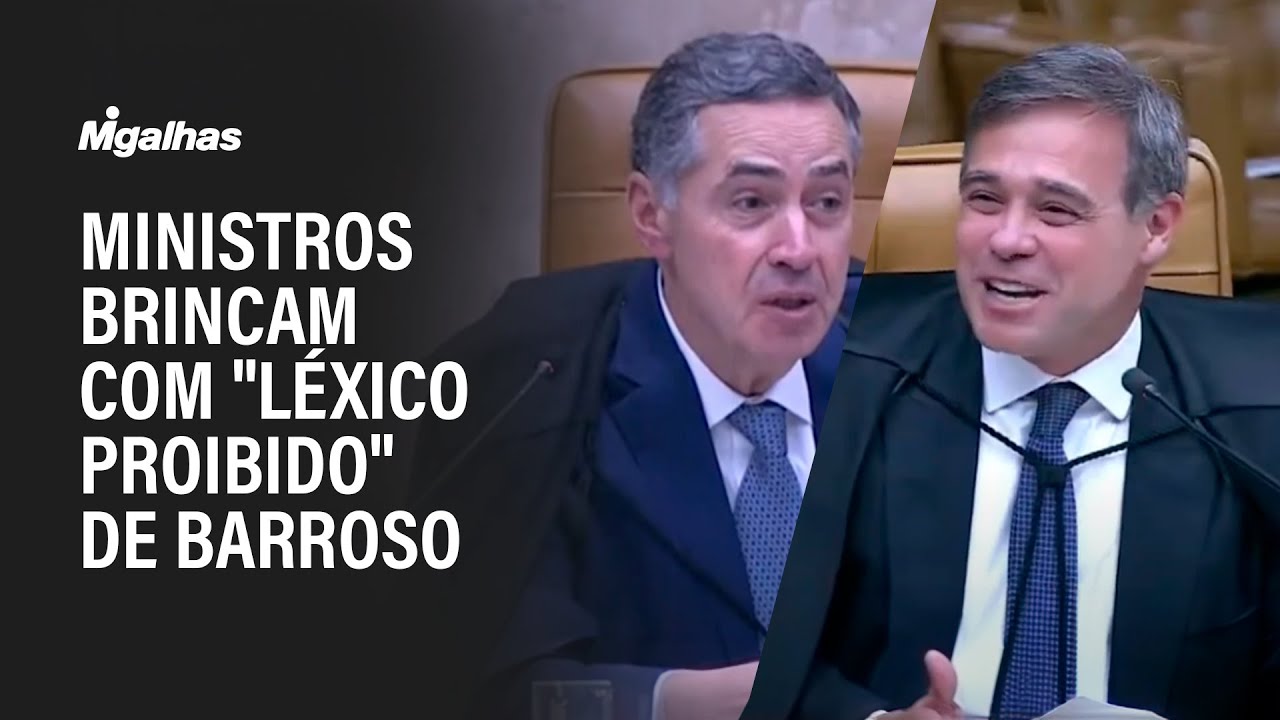 Em sessão, ministros brincam com palavras "inutilizáveis" do presidente do STF, Luis Roberto Barroso