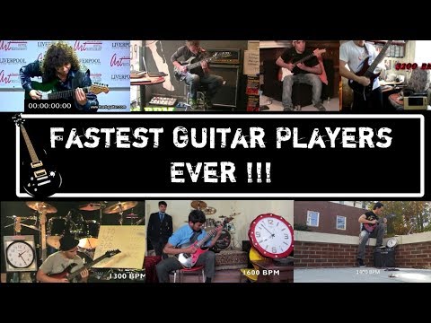 World's Fastest Guitarists Ever !!