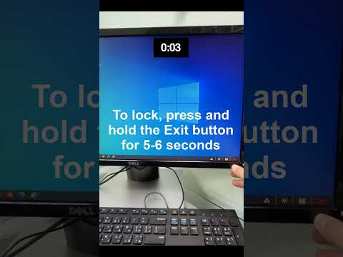 How to Lock and Unlock On-Screen Display (OSD) | DELL SE2417HG Gaming Monitor #shorts