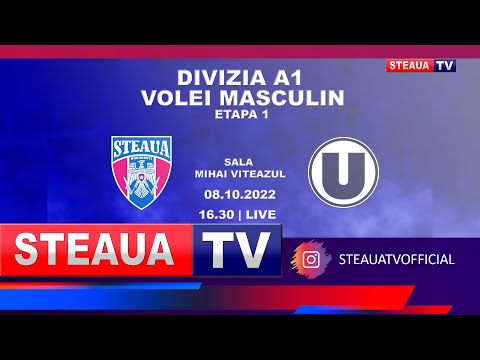 Steaua București - CS U Culj  | LIVE - VOLEI MASCULIN DIVIZIA A1 |