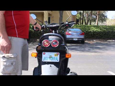 Zuma 125 with Koso Afterburner and Integrated LED Tailights